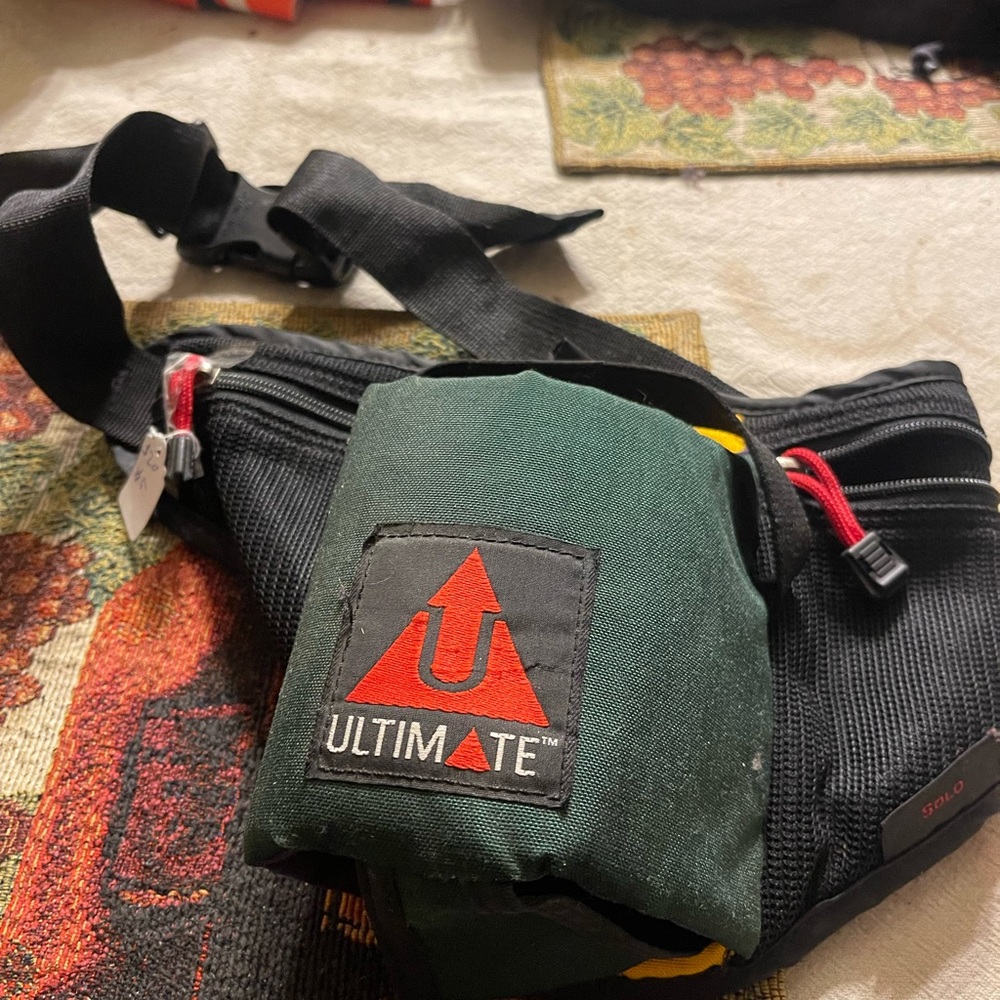 VTG Ultimate Direction Impulse Sling SportTank Hiking Fanny Pack Green & Purple